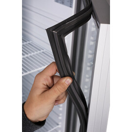 glass doored refrigerator KBS 402 GU white | 361 ltr | convection cooling product photo S