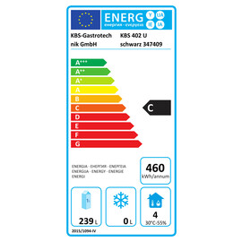 industrial covection fridge KBS 402 U black | 361.0 ltr product photo Missing translation L