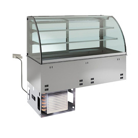 built-in refrigerated display cabinet GN 2/1 | cooling plate closed | ready to plug in | 230 volts 350 watts product photo