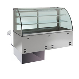 refrigerated built-in display case GN 2/1 | cooling plate closed | central cooling | 230 volts product photo