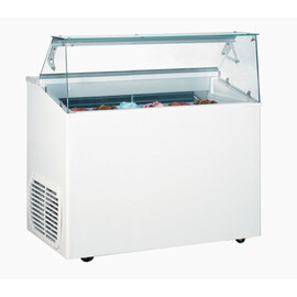 Ice cream display case Donata 6 white L 1200 mm W 673 mm H 1175 mm product photo