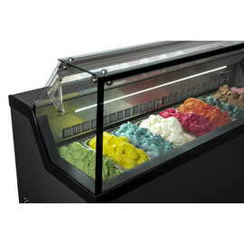 Ice cream display case Mirabello 6 suitable for 6 x 5 ltr / 12 x 2.5 ltr product photo S