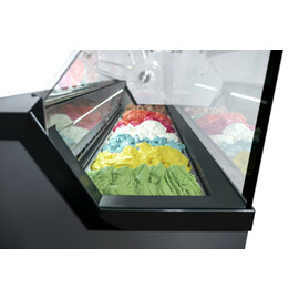 Ice cream display case Mirabello 6 suitable for 6 x 5 ltr / 12 x 2.5 ltr product photo S