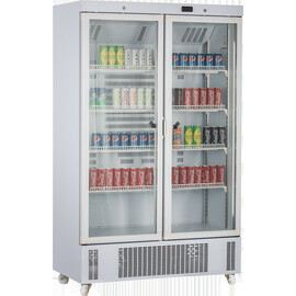 glass doored refrigerator KU 850 G white | 2 revolving glass doors | convection cooling | 585.0 ltr product photo S