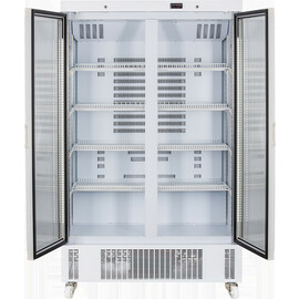 glass doored refrigerator KU 850 G white | 2 revolving glass doors | convection cooling | 585.0 ltr product photo S