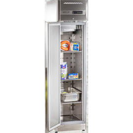 stainless steel refrigerator KU 358 gastronorm | solid door | convection cooling 303 ltr | 227.0 ltr product photo S