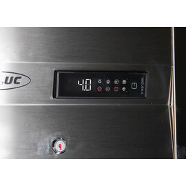 stainless steel refrigerator KU 358 gastronorm | solid door | convection cooling 303 ltr | 227.0 ltr product photo S
