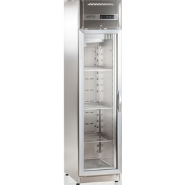 stainless steel refrigerator KU 358 G gastronorm | glass door | convection cooling 303 ltr | 227.0 ltr product photo