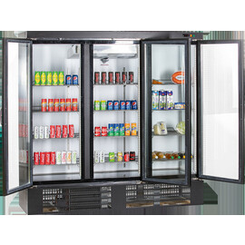 refrigerator KU 1850 G with 3 revolving glass doors | convection cooling 1852 ltr product photo  S
