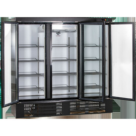 refrigerator KU 1850 G with 3 revolving glass doors | convection cooling 1852 ltr product photo  S