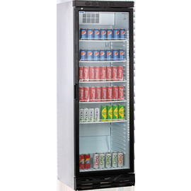 glass doored refrigerator KBS 375 GU white | 362 ltr | convection cooling product photo