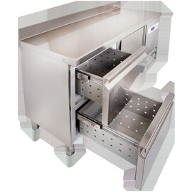 refrigerated table READY KT2614 convection cooling 122 ltr | upstand | 4 drawers product photo S
