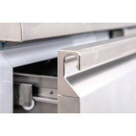 refrigerated table READY KT2614 convection cooling 122 ltr | upstand | 4 drawers product photo S