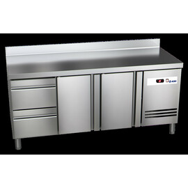 refrigerated table READY KT3612 convection cooling 221 ltr | upstand | 2 solid doors | 2 drawers product photo