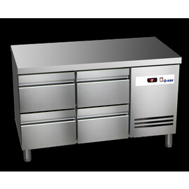 Ready KT2604 refrigerated counter with worktop and 4 half drawers product photo