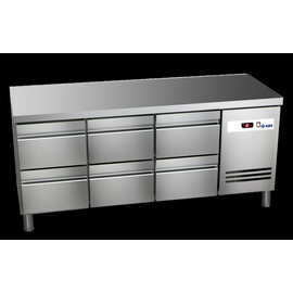 Ready KT3606 refrigerated counter with worktop and 6 half drawers product photo