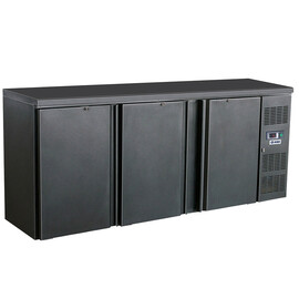 backbar BB 200 black | convection cooling | 3 solid doors product photo