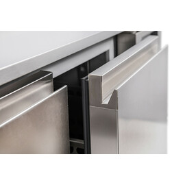 Snack 1600 undercounter refrigerated worktable with removable worktop and 3 drawers product photo S