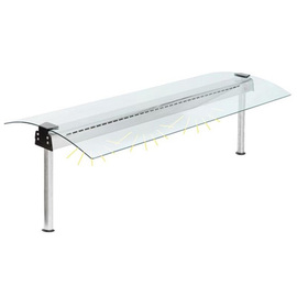 Glass construction on both sides with lighting for 2 GN product photo