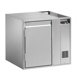 Refrigerated counter with stainless steel evaporator KTE 1 O product photo