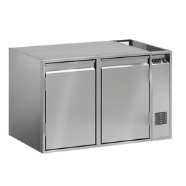 Refrigerated counter with stainless steel evaporator KTE 2 O product photo