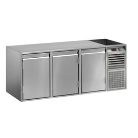 Refrigerated counter with stainless steel evaporator KTE 3 M product photo