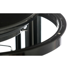 Countertop refrigerated display case Rondo black 73 ltr 230 volts | 4 shelves | rounded product photo S