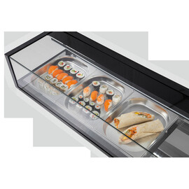 food preparing station Sushi 1810 | static cooling | 5 containers GN 1/2 product photo S