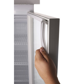 glass doored refrigerator CD 350 white | 350 l | convection cooling product photo S