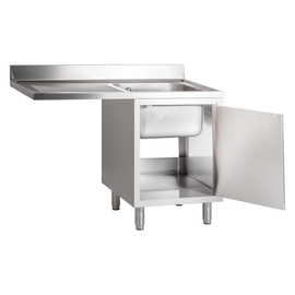 sink centre with base cabinet sink on the right side | 1 basin L 1200 mm T 700 mm H 850 mm product photo  S