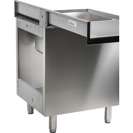 sink centre with base cabinet sink on the right side | 1 basin L 1400 mm T 700 mm H 850 mm product photo  S