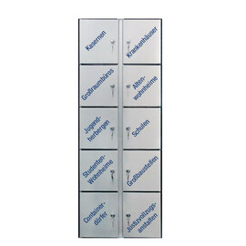 multi-compartment refrigerator HZS 1-12 | 12 compartments | door hinge on the right product photo  S