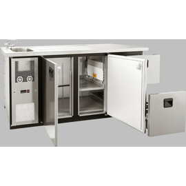 beverage counter PARIS 1 sink on the right | 2 doors | 260 watts 230 volts product photo S