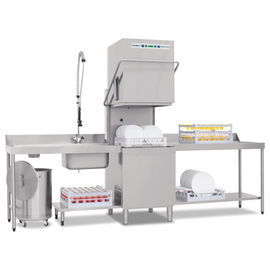 hood type dishwasher Ready 1604 AP with dish rinsert | tables product photo