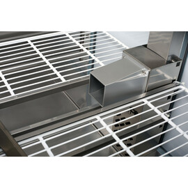 refrigerated table KTM 202 | 256 ltr | convection cooling | solid door | 2 drawers product photo  S