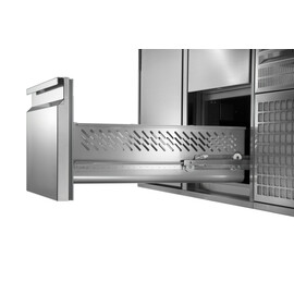 Refrigerated counter with stainless steel evaporator KTE 4 O product photo  S
