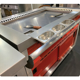 Teppanyaki gas 2 heating zones | grill area 960 x 550 mm | number of burners 2 product photo S