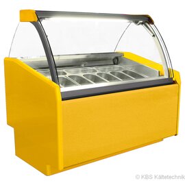 ice cream sales counter Aruba Trend 1300 Slim yellow 230 volts | rounded windscreen product photo