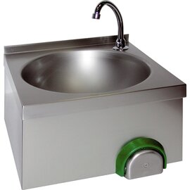 hand wash sink with knee operated | 400 mm x 400 mm H 200 mm product photo