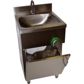 hand wash sink floor model cladded  • knee operated  | wing door  | 500 mm  x 400 mm  H 850 mm product photo