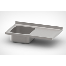 kitchen sink cover 1200 mm x 700 mm | 1 basin | drainboard on the right product photo