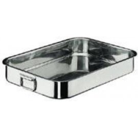 roasting pan  • stainless steel | 350 mm  x 250 mm  H 80 mm | 2 drop handles product photo