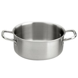 stewing pan KG LINE 2500 2.8 ltr stainless steel  Ø 200 mm  H 95 mm  | stainless steel handles product photo