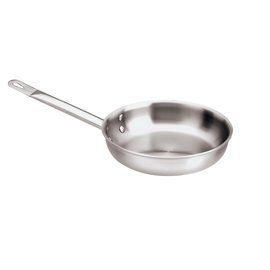 frying pan KG LINE 2500 stainless steel induction-compatible  Ø 200 mm  H 30 mm • long stainless steel handle product photo