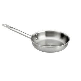 frying pan KG LINE 2500 stainless steel induction-compatible  Ø 240 mm  H 55 mm • long stainless steel handle product photo