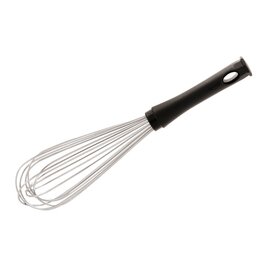 whisk stainless steel black 8 wires plastic handle  L 250 mm product photo
