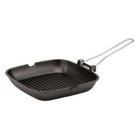 Grillpan, aluminum, non-stick coated, suitable for induction, 24 x24 cm, height 5,5 cm product photo