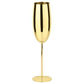 champagne glass stainless steel golden coloured 270 ml product photo