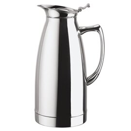 thermal jug 0.6 ltr stainless steel hinged lid closed handle product photo