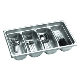 cutlery container GN 1/1 4 compartments  H 100 mm product photo